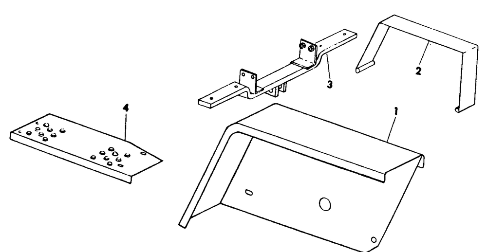 Fenders And Foot Rests Diagram and Parts List for 382 383-0350028U-0350029U-0350032U-0350033U-0350036U-0350037U-132100-132399-132383100-133100-133399-133383100-134100-134399-134383100 Cub Cadet Lawn Tractor